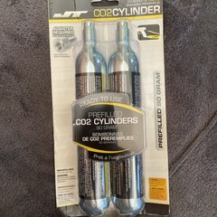 JT 90 Gram Twin Pack Prefilled CO2 CARTRIDGES FOR AIRGUN AIRSOFT. New!