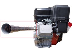 Exhaust Header pipe for: Predator Max 459cc, Duromax XP16HPE & XP18HPE 457cc