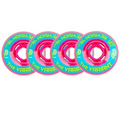 Revision Roller Hockey Wheels Indoor Variant 4-Pack (Choose Size/Hardness)