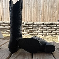 Ariat Western Equestrian Boots Black Leather 10002218 US Men’s 8.5D