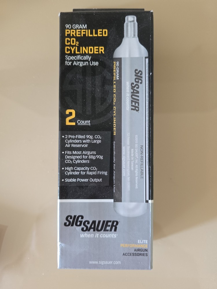 Sig Sauer AC902 90 Gram CO2 Cylinders (2 count)