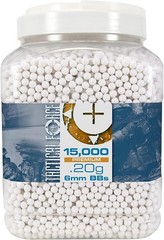Tactical Force Premium 6mm Airsoft BBS Ammo 15000 Count.20 Gram