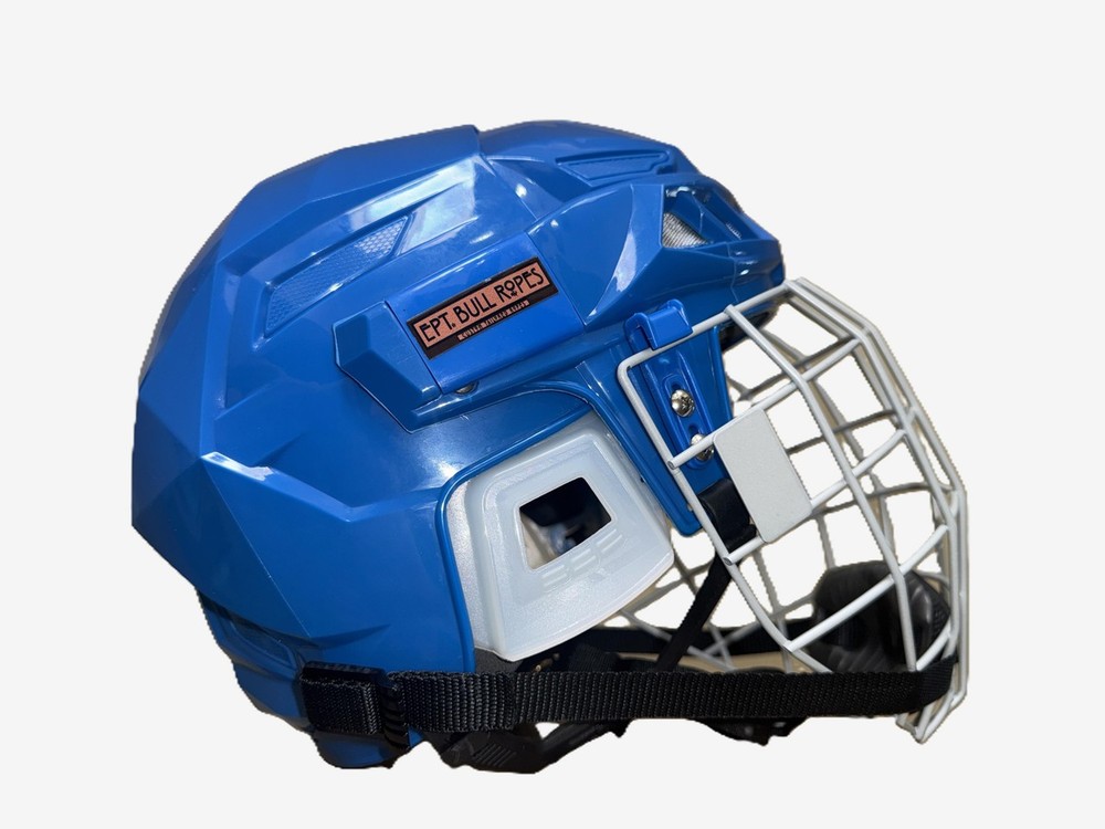 Rodeo Bull Riding Protective Helmet – EPT 107 Series – Blue – Small – Medium – L