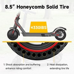 8.5×2 Scooter Tire Wheel Assembly Replacement for Gotrax GXL V2 GL2 XR Rival …
