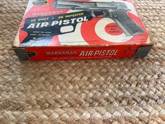Vintage Marksman Repeater .177 BB, Darts Cal Air Pistol W/ Original Box, Manual