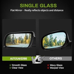 Left Driver Side Mirror Compatible with GMC 1988 For 89-99 C/K1500 Manual LH