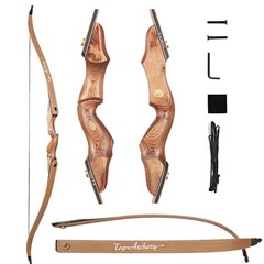 60» Archery Takedown Recurve Bow 30-50 lbs RH & Arrows Set for Shooting Hunting