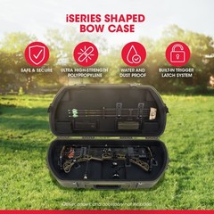 SKB Hard Protective Storage Case, Archery Bow & Arrow iSeries Shaped Case, Green