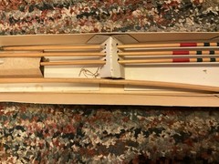 J. C. Higgins Sears Roebuck Co. Wooden Longbow 60″ w/ Original Box And Contents