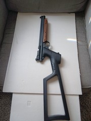 NOS CROSMAN AMERICAN CLASSIC 1377 AIR PISTOL W/ MODEL 1399 CUSTUM SHOULDER STOCK