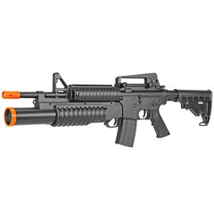 BBTac Airsoft Gun Electric Rifle Full Auto M813 AEG w/ Launcher