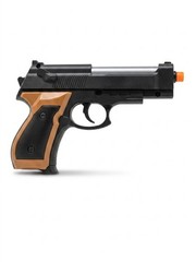 Airsoft Hand Gun Pistol Black w/ Reload 6mm Airsoft Plastic BB Spring Pistol