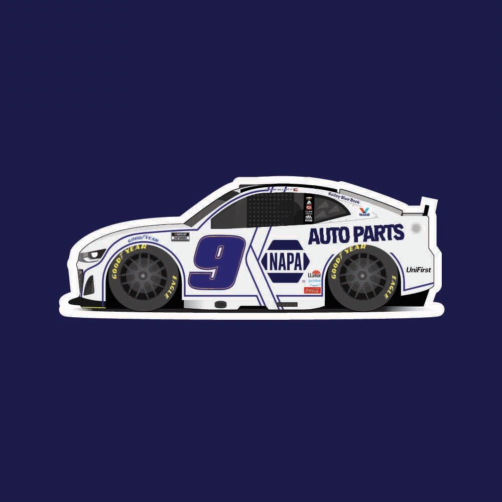 2025 NASCAR Chase Elliott Napa White Sticker