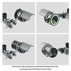 Compound Bow Sight 9″ Carbon Bar Scope Sight 2x 4x 6x 8x Lens Competition RH LH