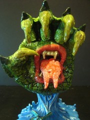 THE CREATURE From Black Lagoon Custom Kidrobot Santa Cruz Screaming Hand Figure