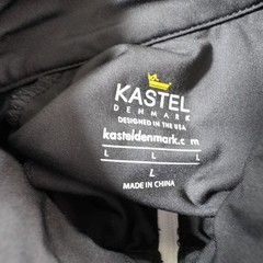 Kastel Denmark Sun Shirt Womens L Black Striped 1/4 Zip Long Sleeve Equestrian
