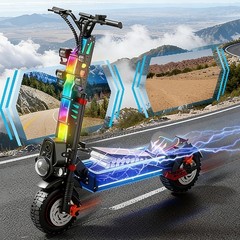 10000W NFC 13″ OFF ROAD 60V 40AH 55MPH FAST SPEED 75Miles ELECTRIC SCOOTER ADULT