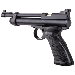 Crosman 2240 .22-Caliber Bolt Action Single-Shot CO2-Powered Air Pistol, Black