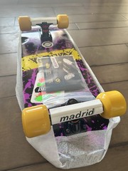 MADRID BACK TO THE FUTURE VALTERRA 40TH ANNIVERSARY COMPLETE SKATEBOARD NEW 1113