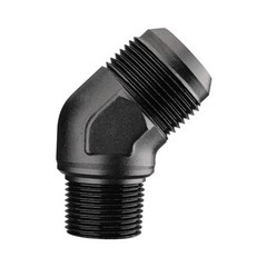 16AN Male Flare to 3/4″ NPT Pipe Fitting Adapter 16AN to 3/4 NPT 45 Degree