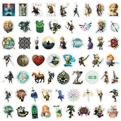 Mix 10/50 PCs The Legend Of Zelda Cartoon Game Luggage Doodle Car Stickers
