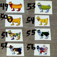 GOAT USA Stickers/ Decals- PICK YOUR STICKERS! BUY MORE AND SAVE!