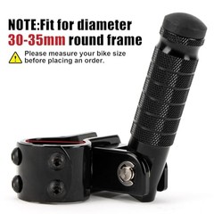 Universal M8 Motorcycle Foot Pegs – 90 Degree Foldable Footpegs CNC Anti-Skid
