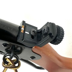 Daisy Red Ryder Peep Sight – 3mm Aperture – Adjust Elevation/Windage – 38B, 96