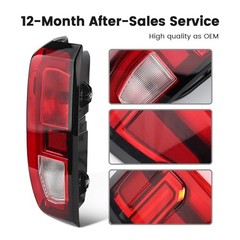 Halogen Tail Light Assembly Compatible with 2019-2024 Sierra 1500/2500 HD/3500