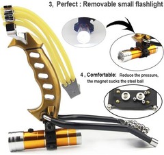 Slingshot,Wrist Sling Rocket Professional Hunting Slingshot with Heavy Duty L…