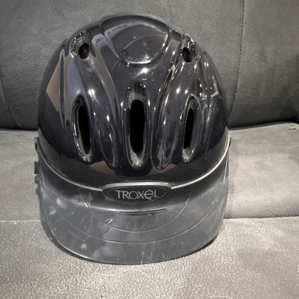 Troxel Spirit Riding Helmet Black Equestrian Protective Gear MPN 04-465M