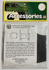Martin Archery Cushion Grip RH – Black Rubber Grip Compound & Recurve Bows New!