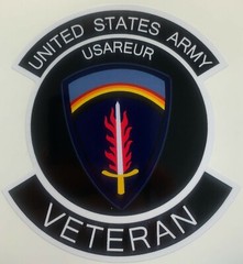 US Army USAREUR United States Army Europe and Africa Veteran Sticker D33