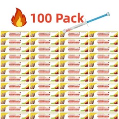 100 Pack Horse Dewormer Paste Apple Flavor Fast Free Exp 01/2028 US