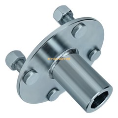 4″ x 4″ Go-Kart Live Axle Hub with 1″ to 3/4″ Step-Down for Gokart, Quad, ATV