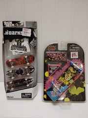 RARE Vintage Darkstar 4-Pack+Stickers & Vision Psycho Stick Fingerboards Sealed
