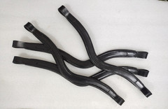 Lot of 15 x 1 Leather Empty Channel Horse Browband All Sizes/Shapes 6, 8, 10 MM