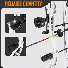 Lightweigt Hunting Compound Bow Kit for Beginner & Intermediate Archer ,30-70Lbs