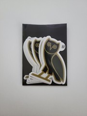 OVO 10 Pack «OG Owl» Premium Weather Resistant Vinyl Decal Stickers