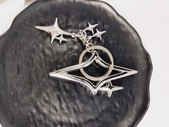 Y2K Carabiner Clips for Belt Loop, Keychain, Handbag, Backpack – Star Design