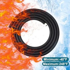 6AN Fuel Line, 6AN 3/8 inch CPE Fuel Hose, 10FT Transmission/Oil 6AN-10FT