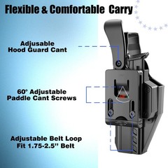 Level 3 Duty Holster for Glock 17 Glock 19 Gen 1 2 3 4 5, Glock 23 Glock 22 3…