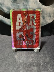 1988 to present Michael Jordan RARE Prismatic Prism Jewel Vending Sticker Bulls