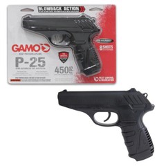 Gamo P-25 CO2 Powered Blowback Action Semi Auto .177 Cal Pellet Air Pistol