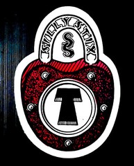 Vintage 1980’s Schmitt Stix Skateboards Silly Stix Sticker In Red