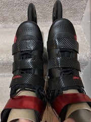 K2 Skate Redline 110 Pro Racing Inline Skates Size US 11 Red Black Unisex Men