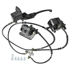 Hydraulic Rear Twin Disc Brake Caliper Cylinder For Go Kart ATV Buggy Golf Cart