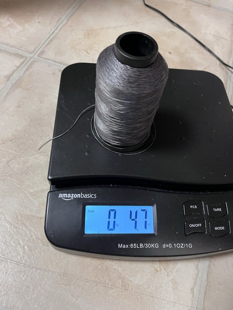 BCY 452X BOW STRING MATERIAL 1/4 LB # Gunmetal Gray Partial Spool