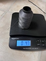 BCY 452X BOW STRING MATERIAL 1/4 LB # Gunmetal Gray Partial Spool