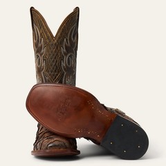 Men’s Stetson Amazon Pirarucu Boots Handcrafted JBS Collection Brown